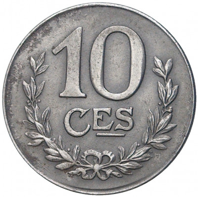 10 сантимов 1918 года Люксембург