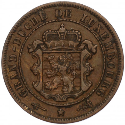 2 1/2 сантима 1908 года Люксембург