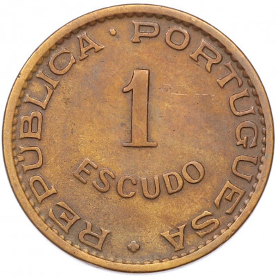 1 эскудо 1953 года Португальский Мозамбик