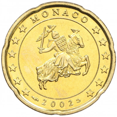20 евроцентов 2002 года Монако