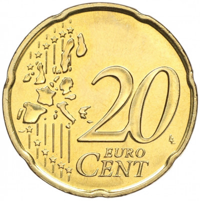 20 евроцентов 2002 года Монако