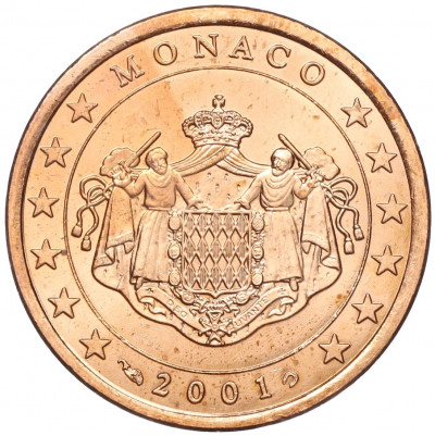 5 евроцентов 2001 года Монако