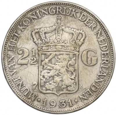 2 1/2 гульдена 1931 года Нидерланды