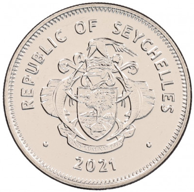 1 рупия 2021 года Сейшелы