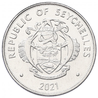 25 центов 2021 года Сейшелы