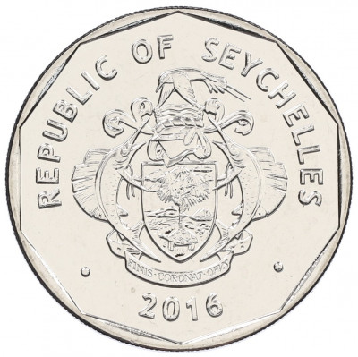 5 рупий 2016 года Сейшелы