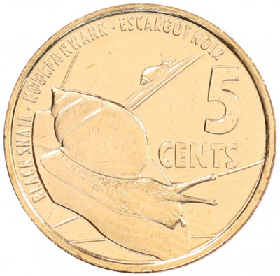 5 центов 2016 года Сейшелы