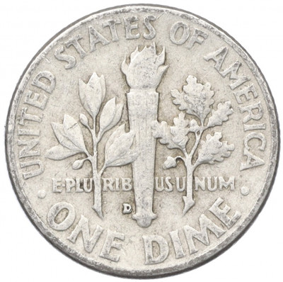 1 дайм (10 центов) 1960 года D США