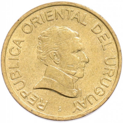 1 песо 2005 года Уругвай