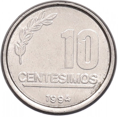 10 сентесимо 1994 года Уругвай