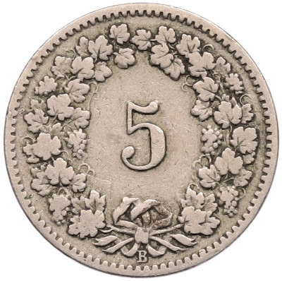 5 раппенов 1905 года Швейцария