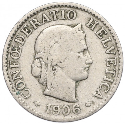 5 раппенов 1906 года Швейцария