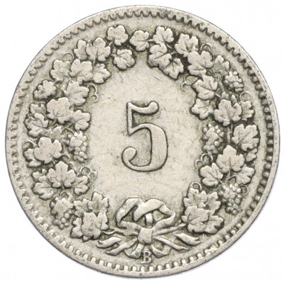 5 раппенов 1908 года Швейцария