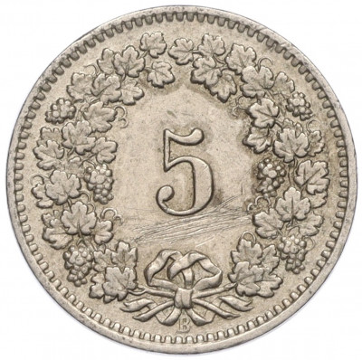 5 раппенов 1913 года Швейцария