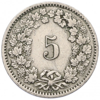 5 раппенов 1914 года Швейцария