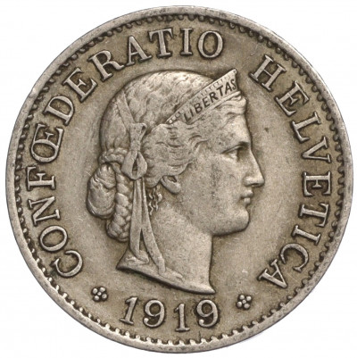 5 раппенов 1919 года Швейцария