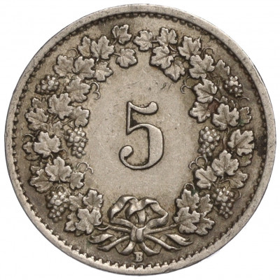 5 раппенов 1919 года Швейцария