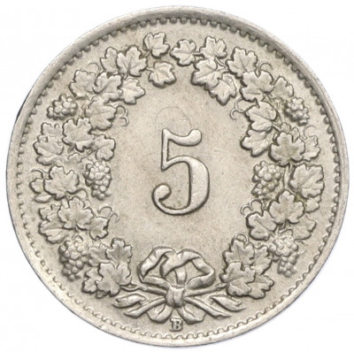 5 раппенов 1948 года Швейцария