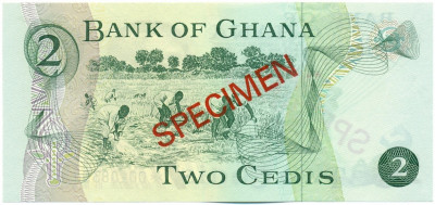 2 седи 1977 года Гана (ОБРАЗЕЦ)