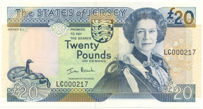 20 фунтов 2000 года Джерси