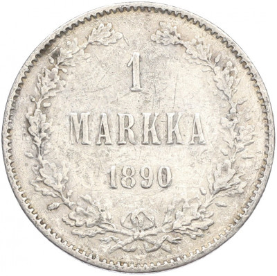 1 марка 1890 года Русская Финляндия