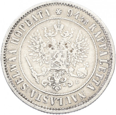 1 марка 1892 года Русская Финляндия