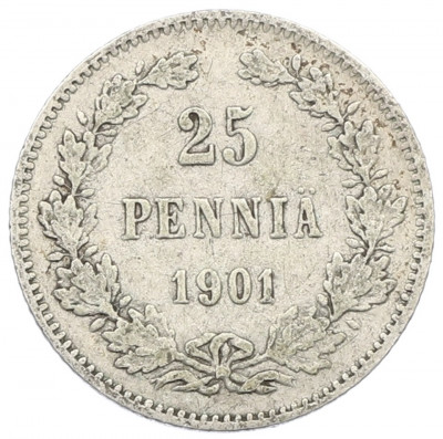 25 пенни 1901 года Русская Финляндия