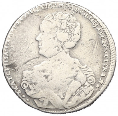 Полтина 1726 года СПБ