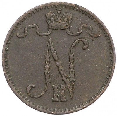 1 пенни 1907 года Русская Финляндия