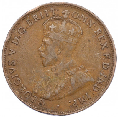1 пенни 1921 года Австралия