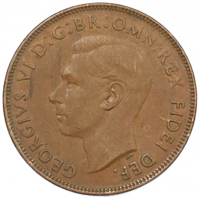 1 пенни 1952 года Австралия