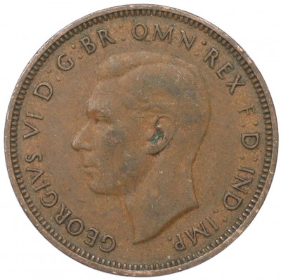 1/2 пенни 1938 года Австралия