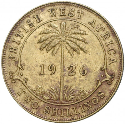 2 шиллинга 1926 года Британская Западная Африка