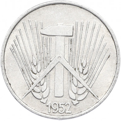 1 пфенниг 1952 года A Восточная Германия (ГДР)