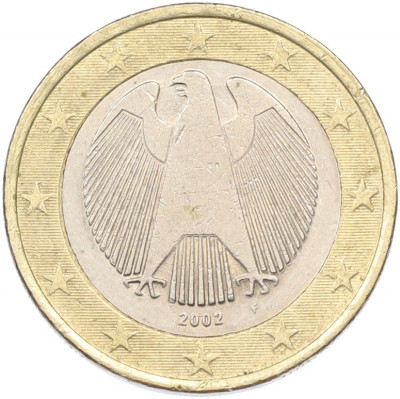 1 евро 2002 года F Германия