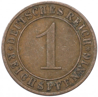 1 рейхспфенниг 1931 года A Германия