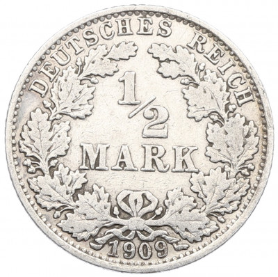 1/2 марки 1909 года A Германия