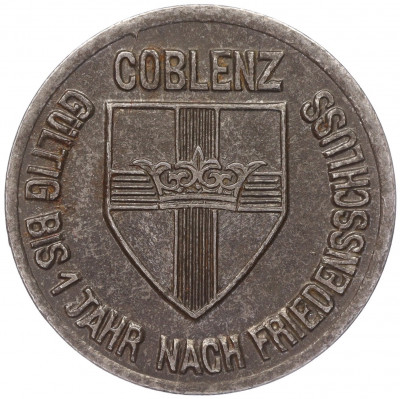 10 пфеннигов 1918 года Германия — город Кобленц (Нотгельд)