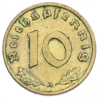 10 рейхспфеннигов 1938 года A Германия