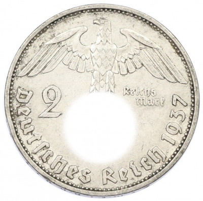 2 рейхсмарки 1937 года A Германия