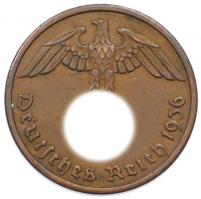 2 рейхспфеннига 1936 года A Германия