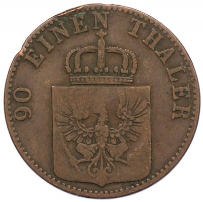 4 пфеннига 1857 года A Пруссия