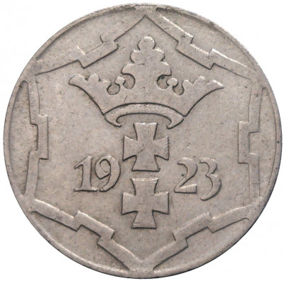 10 пфеннигов 1923 года Данциг