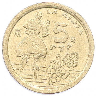 5 песет 1996 года Испания «Риоха»