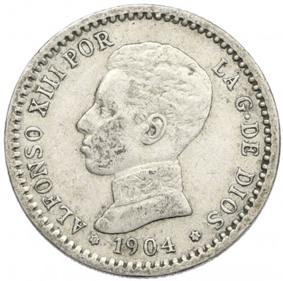 50 сентимо 1904 года Испания