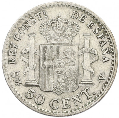 50 сентимо 1904 года Испания