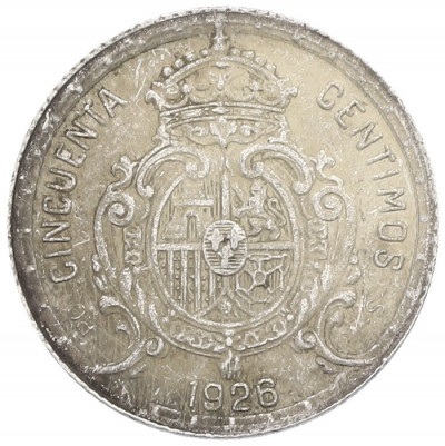 50 сентимо 1926 года Испания