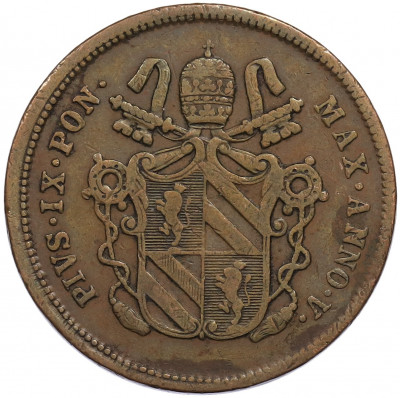 2 байокко 1851 года Папская область
