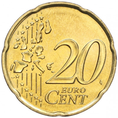 20 евроцентов 2002 года Монако