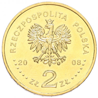 2 злотых 2008 года Польша «XXIX летние Олимпийские игры в Пекине 2008»